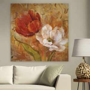 Tranh đơn vẽ hoa tulip CV01681