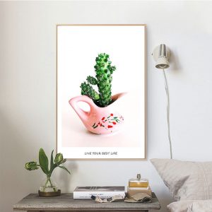 Tranh đơn chậu cây xanh CV01688