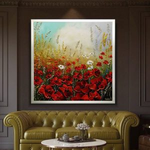 Tranh đơn các loài hoa CV0175