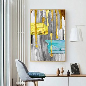 Tranh đơn trừu tượng sơn dầu CV01768