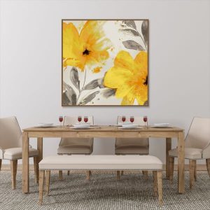 Tranh đơn hoa vàng CV0186