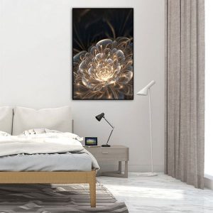 Tranh đơn hoa ánh sáng CV01872