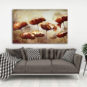 Tranh đơn hoa anh túc CV0188