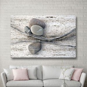 Tranh đơn 3D đá cuội CV01882