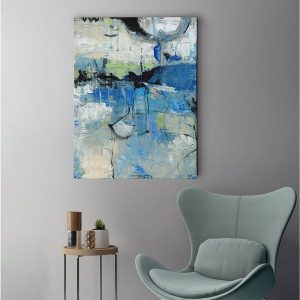 Tranh đơn trừu tượng sơn dầu CV01885