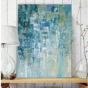 Tranh đơn trừu tượng sơn dầu CV01907