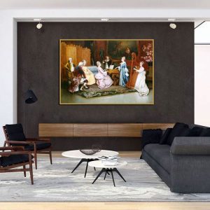 Tranh đơn quý tộc Châu Âu CV01921