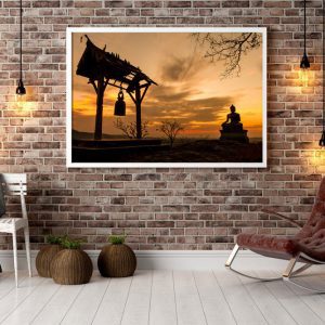 Tranh đơn phật pháp nghệ thuật CV01941