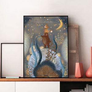 Tranh đơn vẽ hoạt hình ngộ nghĩnh CV01984