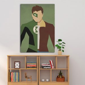 Tranh đơn siêu anh hùng áo giáp xanh CV01A038