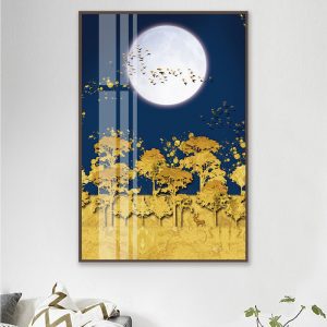 Tranh đơn nghệ thuật rừng cây vàng CV01A060