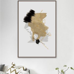 Tranh đơn trừu tượng sơn dầu CV01A067