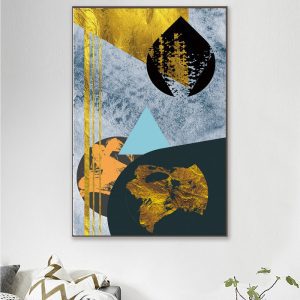 Tranh đơn trừu tượng sơn dầu CV01A082