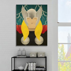 Tranh đơn thần sấm Thor CV01A115