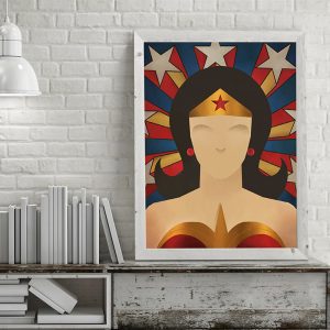 Tranh đơn siêu anh hùng wonder woman CV01A122
