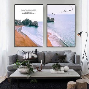 Bộ 2 tranh bờ biển CV02124