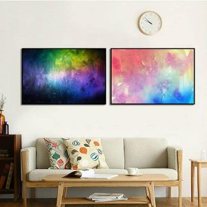 Bộ 2 tranh nghệ thuật sắc màu CV02135