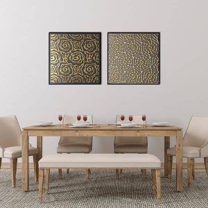 Bộ 2 tranh trừu tượng nghệ thuật hiện đại CV02152