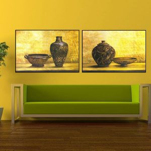 Bộ 2 tranh tĩnh vật cổ điển CV02166