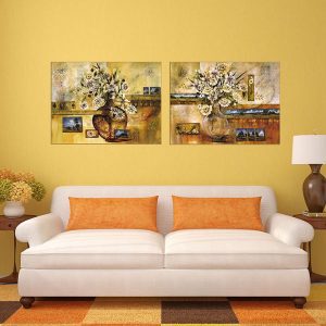 Bộ 2 tranh nghệ thuật đương đại tĩnh vật CV02170