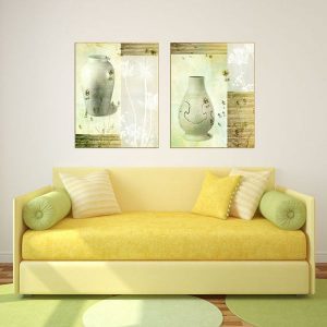 Bộ 2 tranh nghệ thuật đương đại CV02172