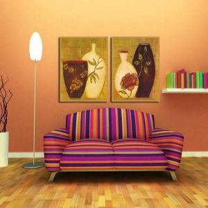 Bộ 2 tranh tĩnh vật cổ điển CV02173