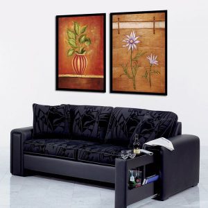 Bộ 2 tranh hoa cổ điển CV02200