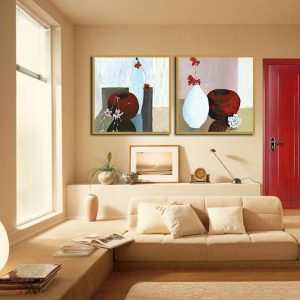 Bộ 2 tranh nghệ thuật tĩnh vật CV02206