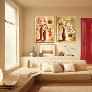 Bộ 2 tranh tĩnh vật cổ điển CV02209