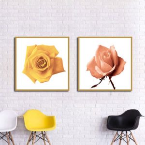 Bộ 2 tranh hoa hồng CV02222