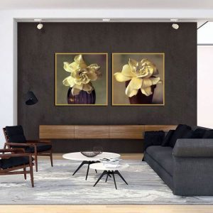 Bộ 2 tranh hoa nghệ thuật CV02240