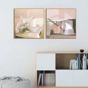 Bộ 2 tranh tĩnh vật cổ điển CV02247