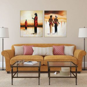 Bộ 2 tranh nghệ thuật đương đại CV02270