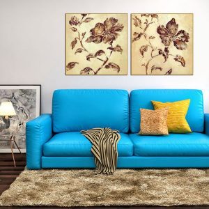 Bộ 2 tranh hoa cổ điển CV02302