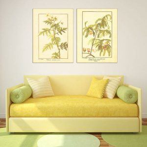 Bộ 2 tranh cây hoa cổ điển CV02312