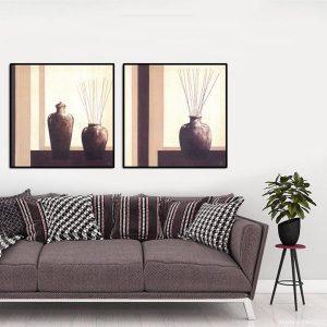 Bộ 2 tranh tĩnh vật cổ điển CV02342