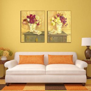 Bộ 2 tranh hoa nghệ thuật CV02362