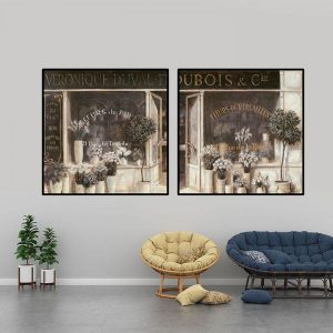 Bộ 2 tranh phong cách cổ điển CV02403