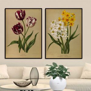 Bộ 2 tranh hoa nghệ thuật CV02412