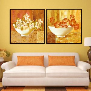 Bộ 2 tranh tĩnh vật cổ điển CV02441