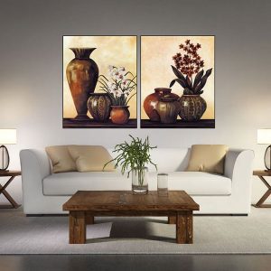 Bộ 2 tranh tĩnh vật cổ điển CV02445