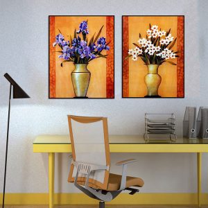 Bộ 2 tranh tĩnh vật nghệ thuật CV02476