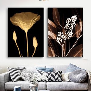 Bộ 2 tranh nghệ thuật hoa ánh sáng CV02497