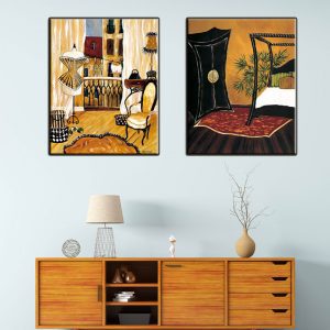 Bộ 2 tranh phong cách cổ điển CV02535