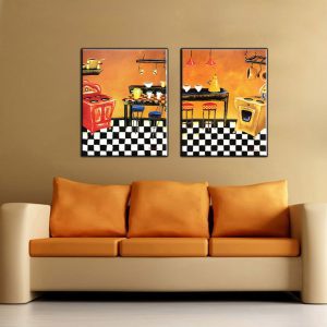 Bộ 2 tranh nghệ thuật cổ điển CV02537