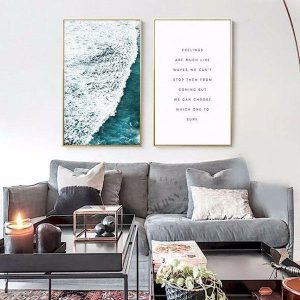 Bộ 2 tranh sóng biển CV0255