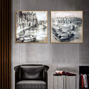 Bộ 2 tranh phong cách cổ điển CV02567