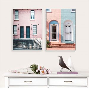 Bộ 2 tranh nghệ thuật kiến trúc CV02583