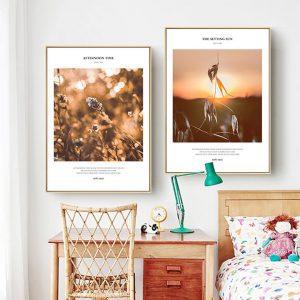 Bộ 2 tranh cảnh bình minh CV02600