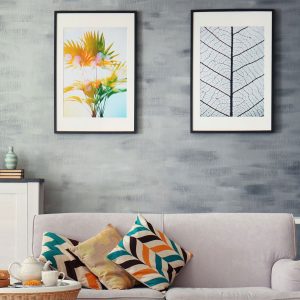 Bộ 2 tranh nghệ thuật Canvas lá cọ CV02632